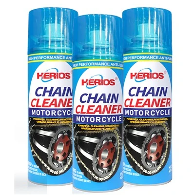 HERIOS Vysoce kvalitní 300ml čistič řetězů jízdních kol Odmašťovač motoru Sprej na mytí řetězů OEM Výrobce jízdních kol